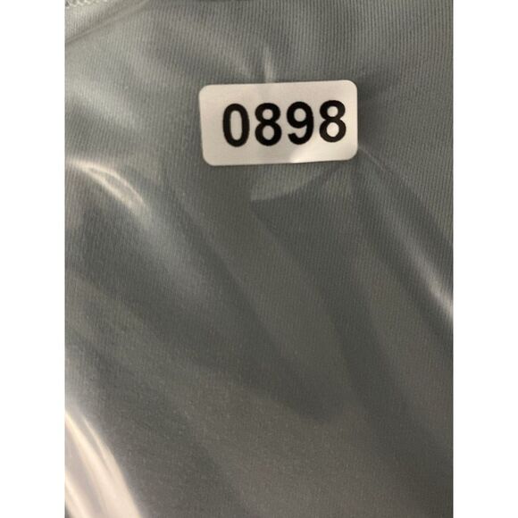 Nike Dri-Fit Running Tights‎ Light Gray/Dark Gray Striped On Sides Women's M - Picture 13 of 13